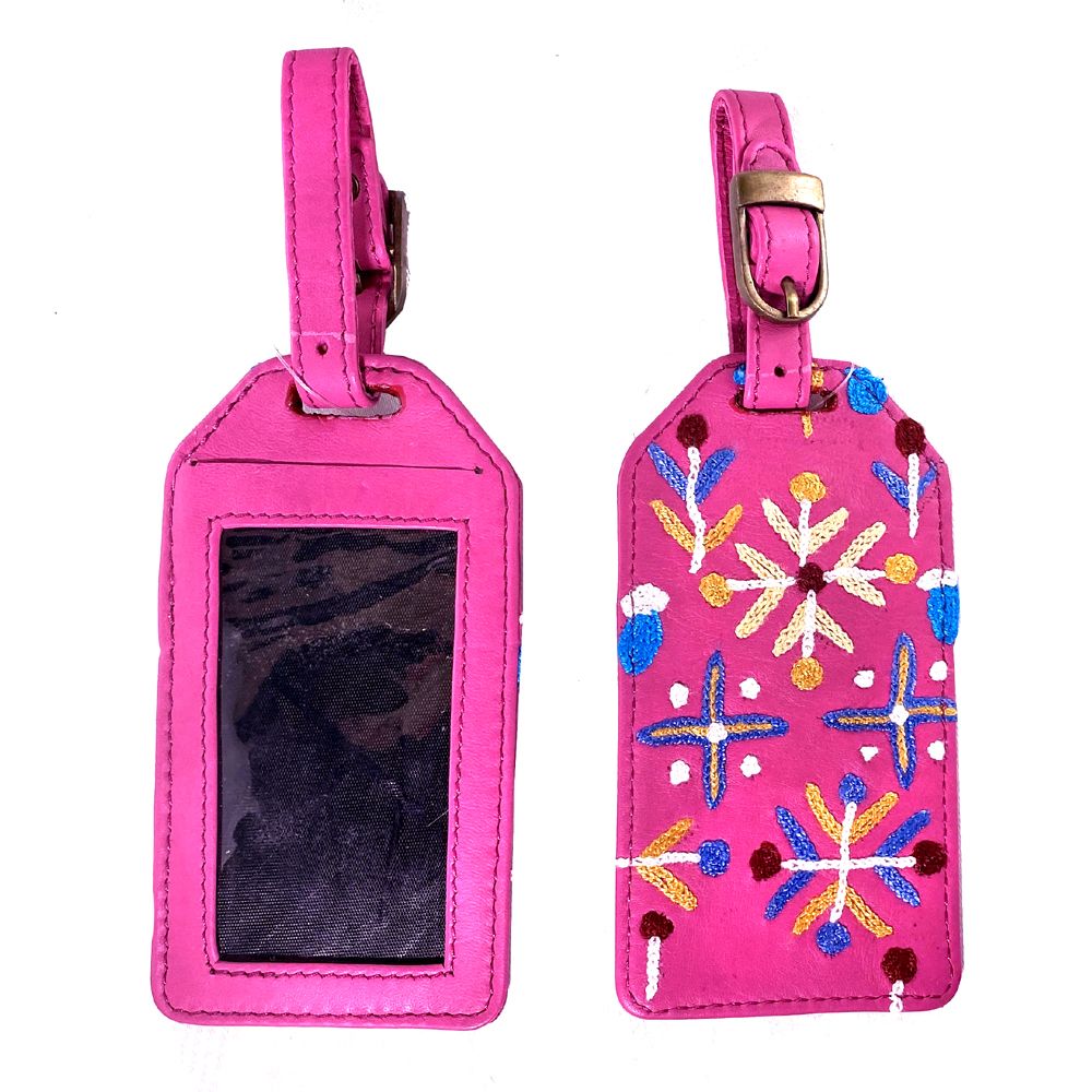 LEATHER LUGGAGE TAG