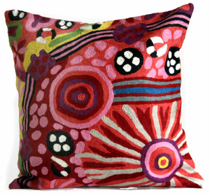 CUSHION COVER WOOL 20in (51cm)-Damien and Yilpi Marks975